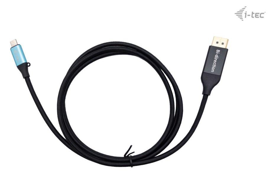 i-tec Adapterkabel - 24 pin USB-C (M) zu DisplayPort (M)