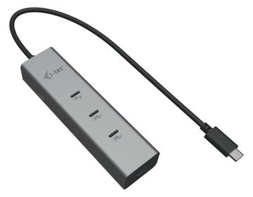 i-tec Hub - Metall, 8K Video, 85W - 1 x USB-C 3.2 Gen 1 + 1 x USB-C 3.2 Gen 1 (Spannungsversorgung) von LumaTech