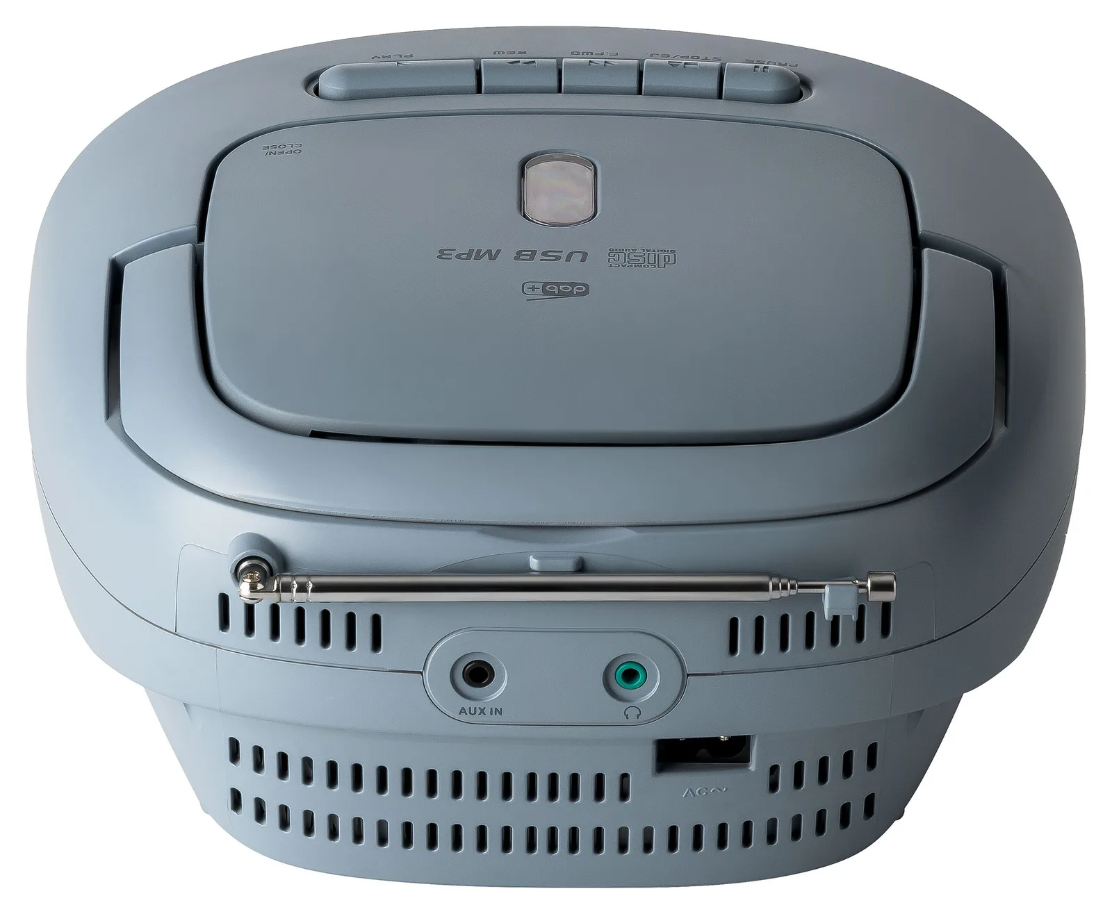 Reflexion CD-Radio DAB+ UKW DAB AUX CD Kassette USB Weiss Blau - Tragbarer Radiorecorder, Ansicht 4
