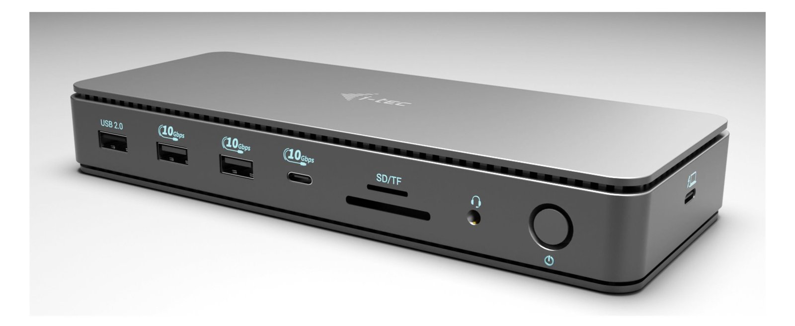 i-tec Thunderbolt 4 2x Display Dock Generation 3 7x USB+ davon 1x TB4 2.5GLAN PD 92W 1m