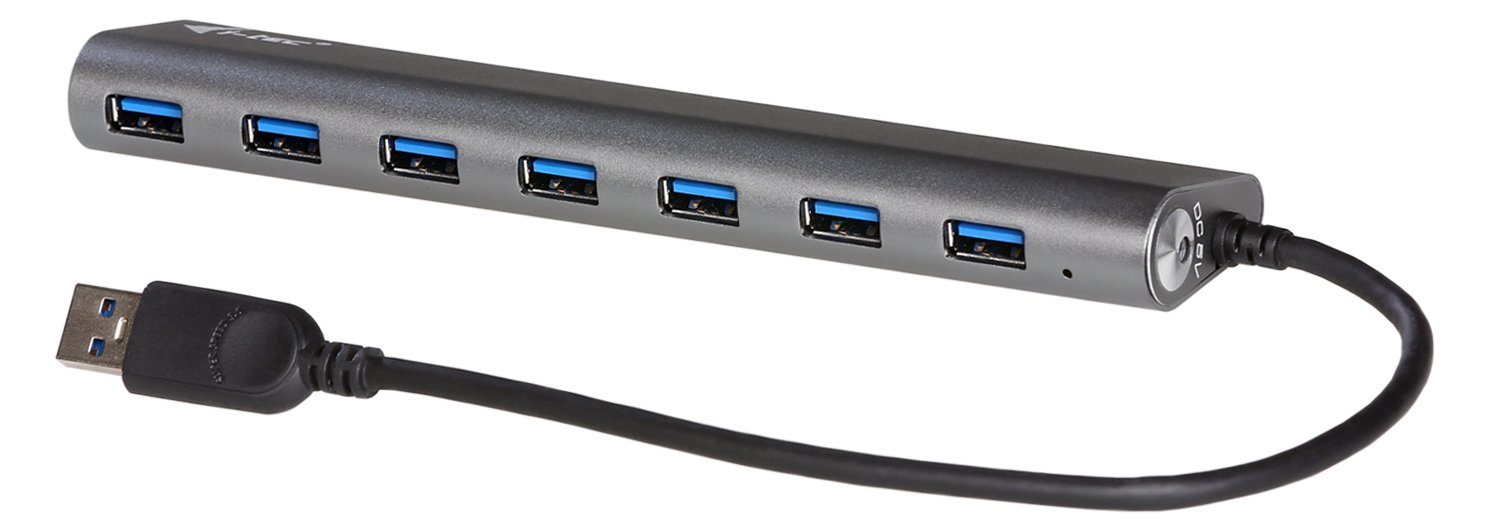 i-tec USB 3.0 Metal Charging HUB - Hub - 7 x SuperSpeed USB 3.0