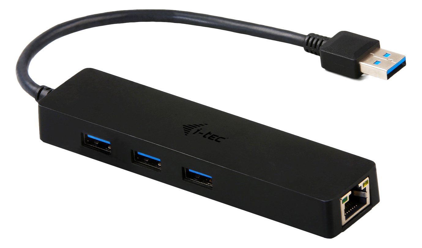 i-tec USB 3.0 Slim HUB 3 Port + Gigabit Ethernet Adapter