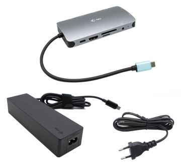 i-tec USB-C Metal Dock 1xHDMI 1xVGA 1xSD+1xmicroSD Kartenleser 1xGLAN 1xAudio/Mic 3xUSB 3 von LumaTech