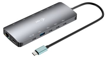i-tec USB-C Metal Nano Dock 2x HDMI 1x Video GLAN Audio/Mic 1xSD/microSD von LumaTech