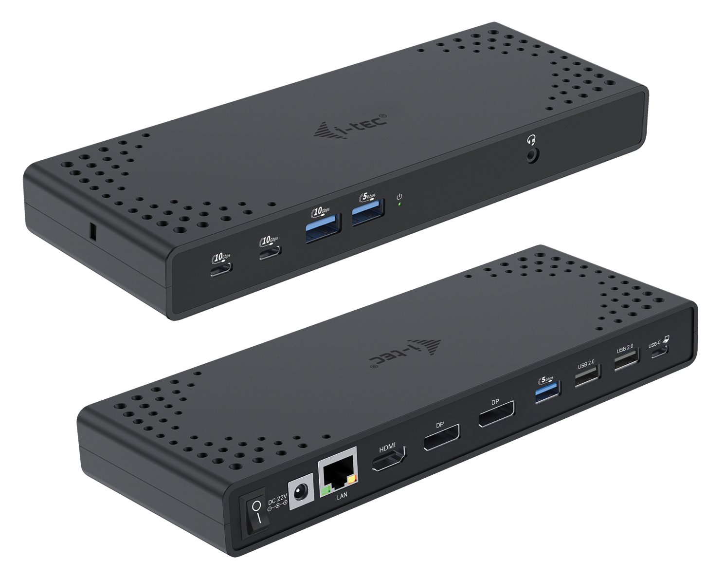 i-tec USB-C Triple Display DS Gen2 2xDP 1xHDMI 1xGLAN 1xUSB 3.2 2xUSB 3.2 Gen1