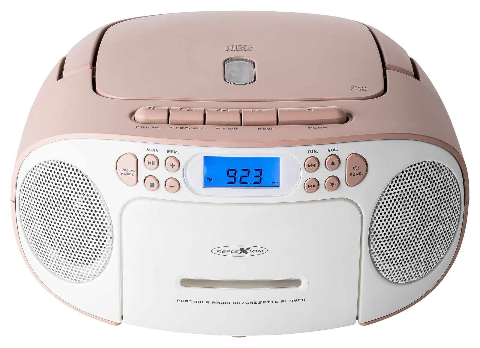 Reflexion RCR2260 Boombox weiss/pink
