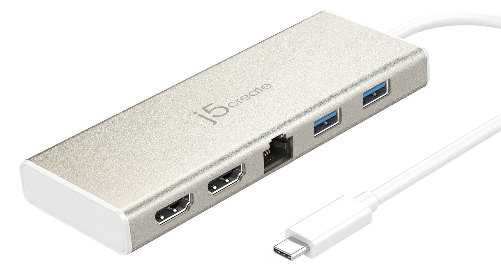 j5create JCD381-N - Dockingstation - USB-C - 2 x HDMI