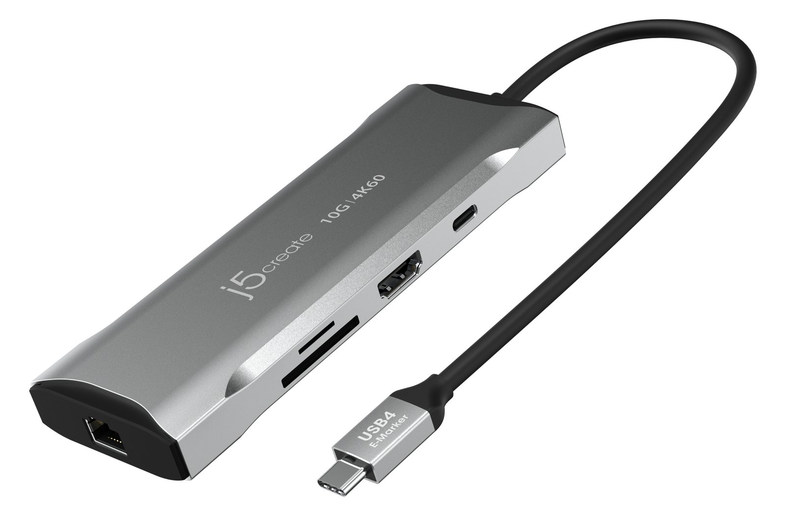 j5create JCD393-N - Mini-Dock - USB-C / USB4 / Thunderbolt 3 / Thunderbolt 4