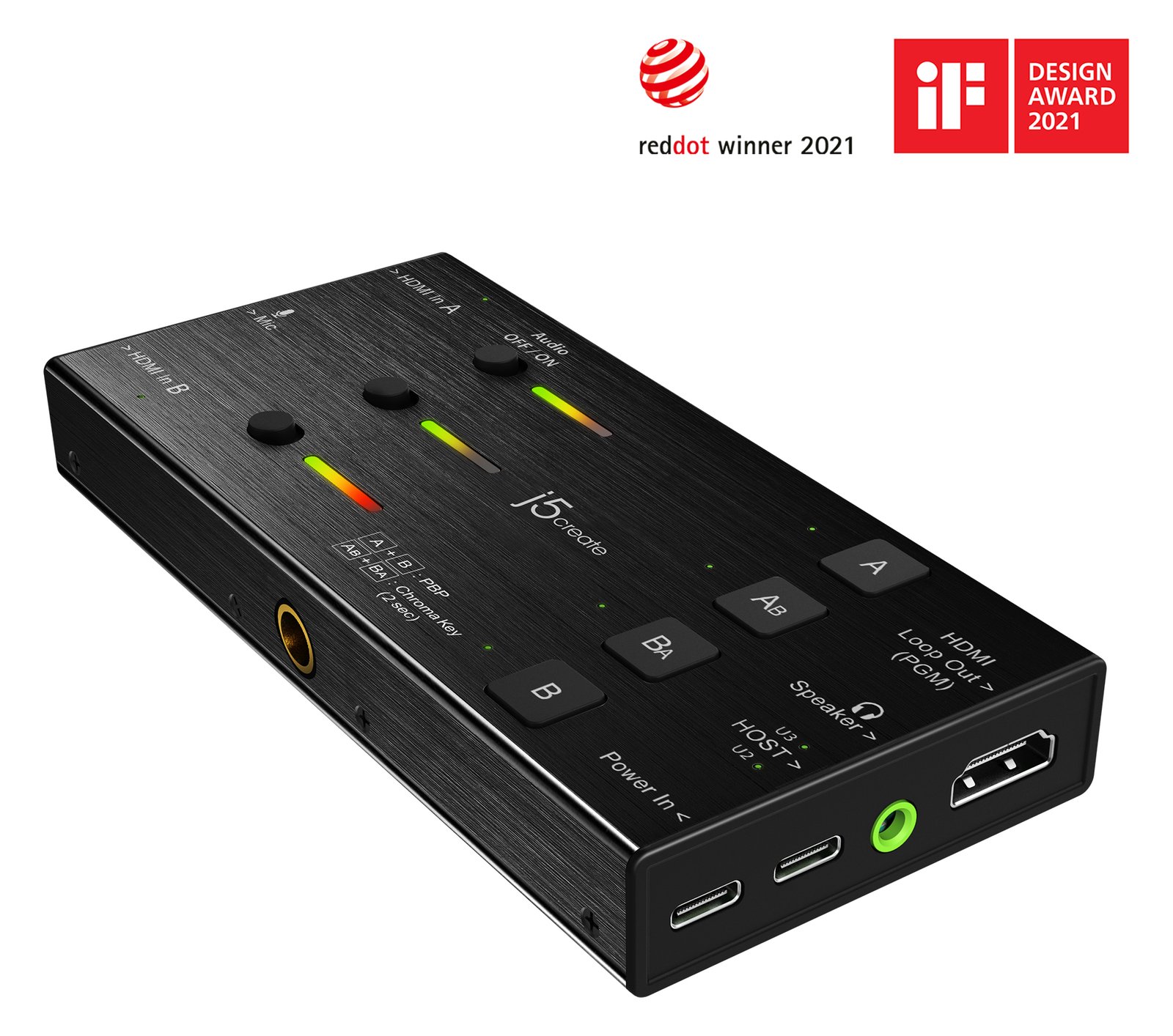 j5create JVA06-N - Videoaufnahmeadapter - USB-C 3.0