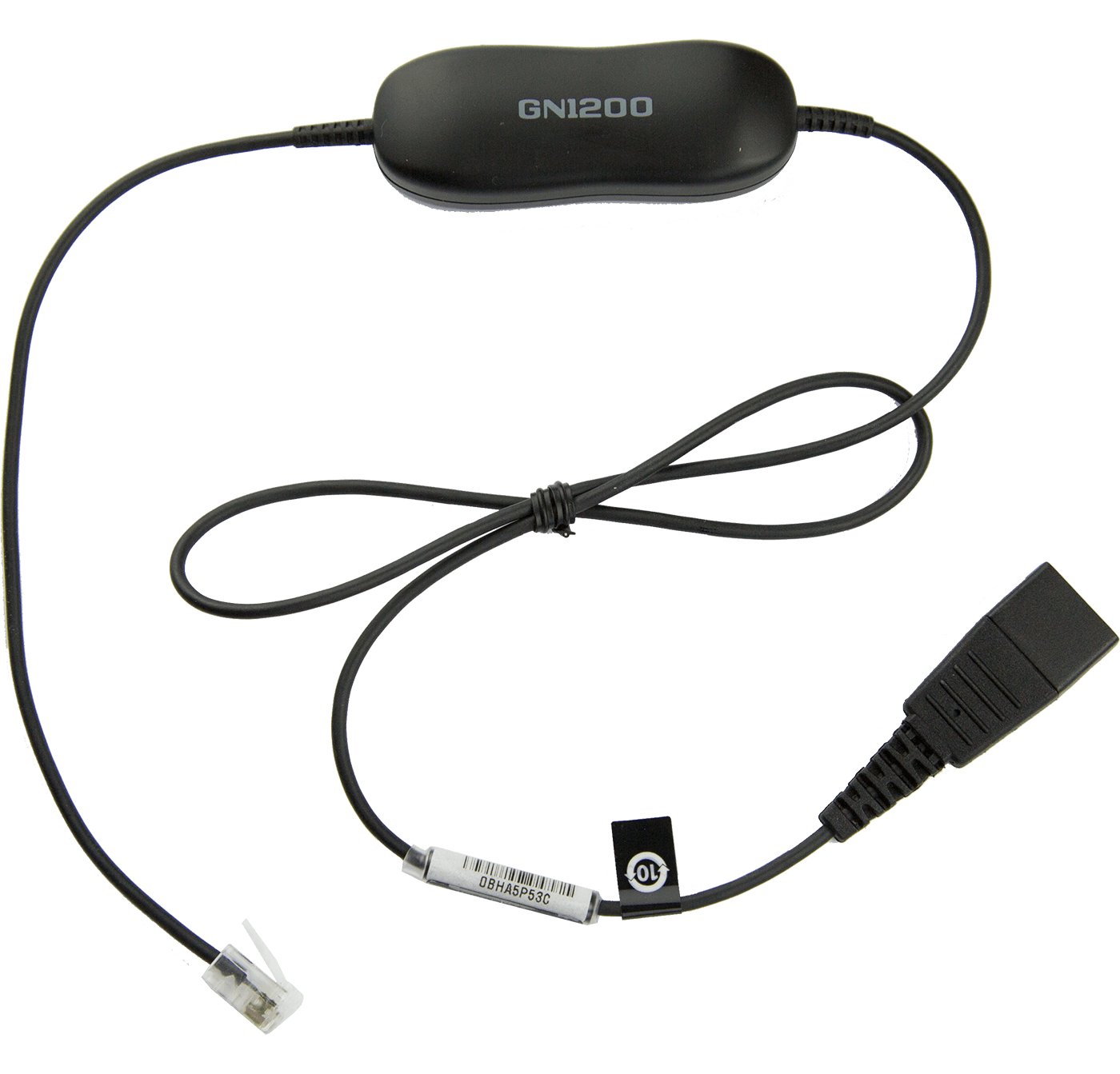 Jabra Smart Cord - Headset-Kabel - Schwarz - für Cisco IP Phone 78XX