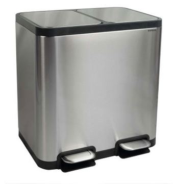 Jakob Maul GmbH Abfallbehälter MAULcycle 20l+ Edelstahl von LumaTech