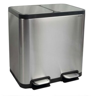 Jakob Maul GmbH Abfallbehälter MAULcycle 20l+ Edelstahl