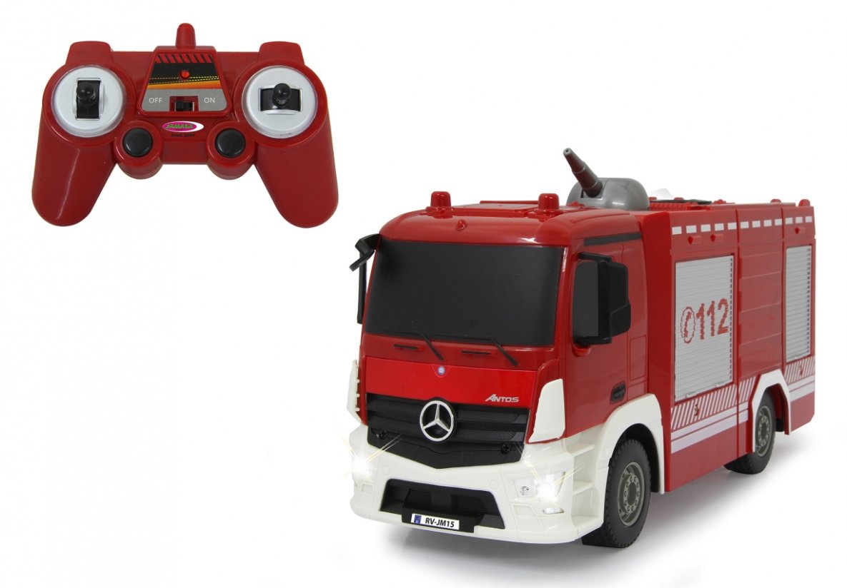 JAMARA Fire fighter TLF Mercedes-Benz Antos - Feuerwehrwagen - 1:26 - 2400 mAh