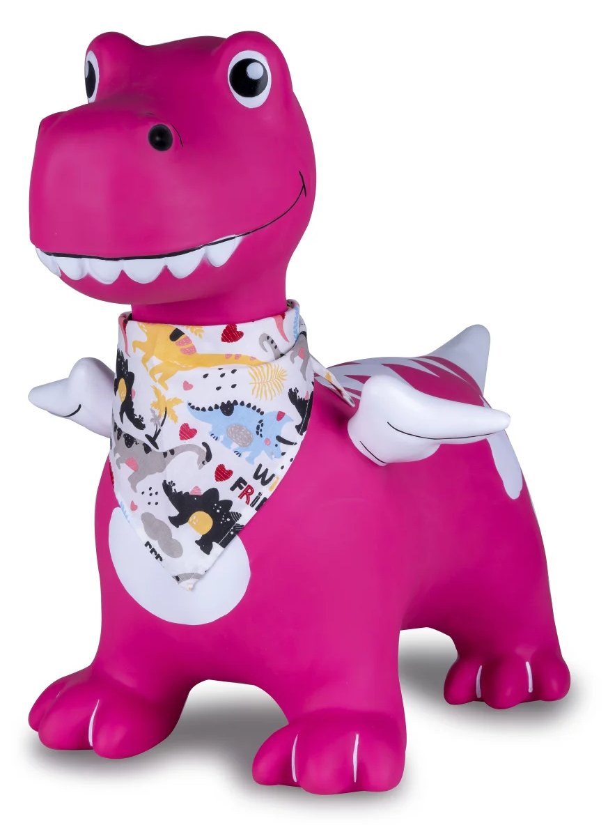 JAMARA Hüpftier Dino mit Flügel HoppyDoo Pumpe pink
