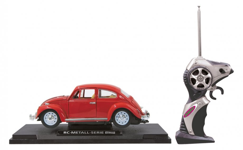 JAMARA VW Käfer - Elektromotor - 1:18 - Betriebsbereit (RTR) - Rot - Metall - 8 Jahr(e)