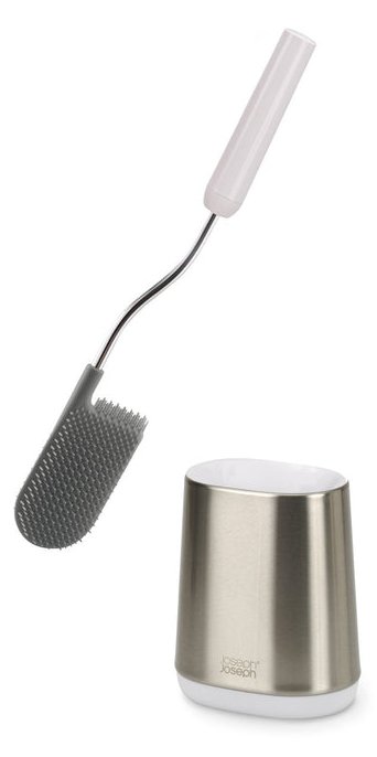 Joseph Joseph Flex - WC-Bürste & Halter - Edelstahl - Edelstahl - 125 mm - 89 mm - 425 mm von LumaTech
