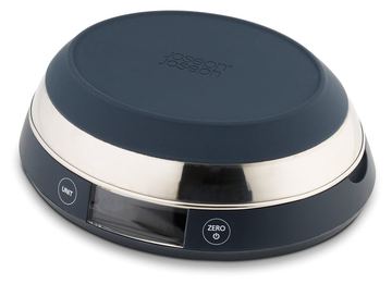 Joseph Joseph SwitchScale - Elektronische Küchenwaage - 5 kg - 1 g - Grau - Arbeitsplatte - Oval von LumaTech