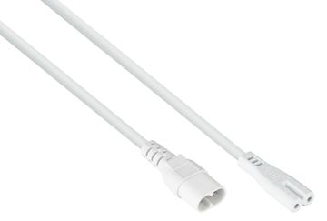 kabelmeister Euro-Verlaeng. Stecker C8 an C7 weiss - Kabel - Verlängerungskabel von LumaTech