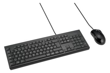 Kensington KM100 EQ - Tastatur-und-Maus-Set - USB - TL: Nordisch, QWERTY von LumaTech