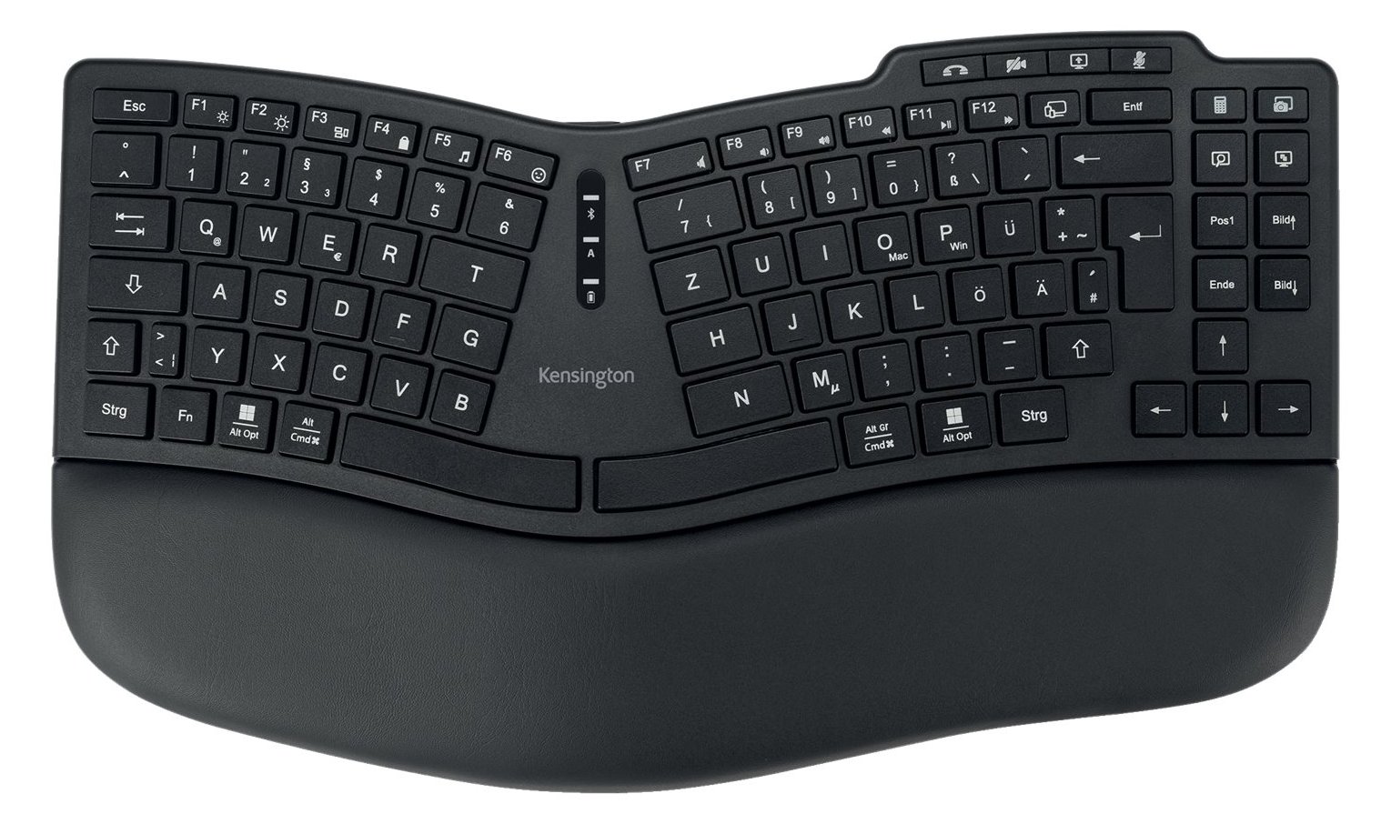 Kensington Pro Fit Ergo KB675 EQ - Tastatur - wiederaufladbar - TL: Deutsch, QWERTZ
