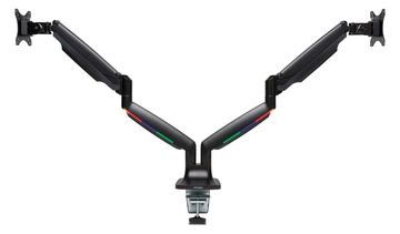 Kensington SmartFit One-Touch Height Adjustable Dual Monitor Arm - Befestigungskit - einstellbarer Arm - für 2 Monitore von LumaTech