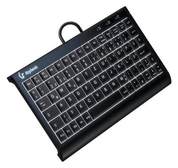 KeySonic KSK-3011ELC - Tastatur - Super-Mini - TL: Deutsch, QWERTZ von LumaTech