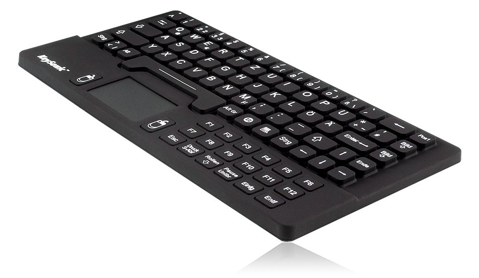 KeySonic RaidSonic KeySonic KSK 5031IN - Tastatur - mit Touchpad - TL: Deutsch, QWERTZ