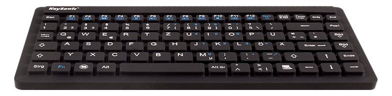 KeySonic Tas KSK-3230IN IP68 W-dicht Silikon bulk - Tastatur - 87 Tasten - TL: UK, QWERTY
