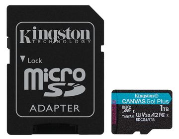 Kingston Canvas Go! Plus - Flash-Speicherkarte (microSDXC-an-SD-Adapter inbegriffen) von LumaTech