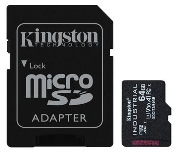 Kingston Industrial - Flash-Speicherkarte (microSDXC-an-SD-Adapter inbegriffen) von LumaTech