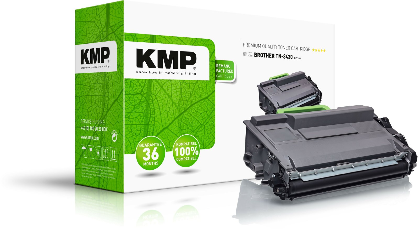 KMP B-T103 - 3000 Seiten - Schwarz - 1 Stück(e)