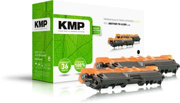 KMP DOUBLEPACK B-T57D - 2er-Pack - Schwarz - kompatibel - Tonerpatrone (Alternative zu: Brother TN242BK) von LumaTech