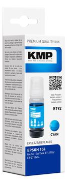 KMP E192 - 70 ml - Cyan - kompatibel - Nachfülltinte (Alternative zu: Epson 104) von LumaTech