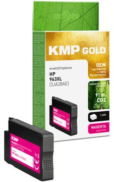 KMP Gold Patrone HP 963XL 3JA28AE magenta 2000 S. remanufactured - Wiederaufbereitet - Kompatibel von LumaTech