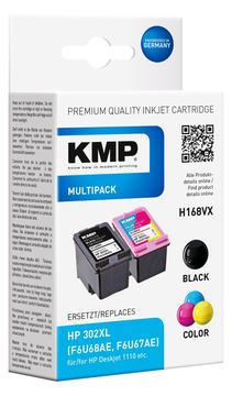 KMP MULTIPACK H168VX - 2er-Pack - Schwarz, Farbe (Cyan, Magenta, Gelb) von LumaTech