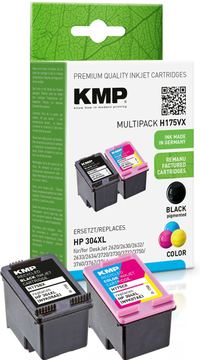 KMP MULTIPACK H175VX - 2er-Pack - Schwarz, Farbe (Cyan, Magenta, Gelb) von LumaTech