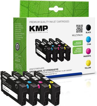 KMP Patrone Epson 405XL C13T05H64010 bk c m y remanufactured - Wiederaufbereitet - Kompatibel von LumaTech
