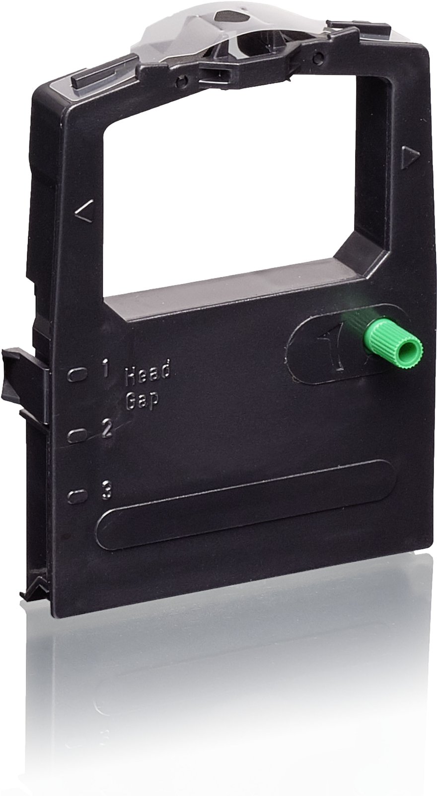 KMP Schwarz - 8 mm x 1.8 m - Farbband - für OKI Microline 182