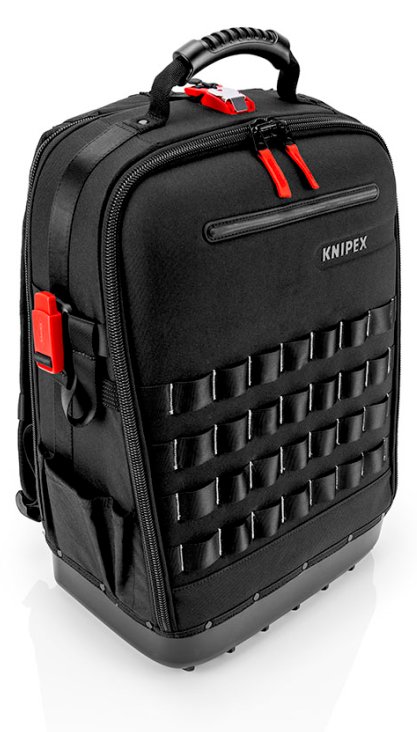 KNIPEX X18 - Schwarz - Rot - Stoff - Kunststoff - 37 Taschen - Spritzwassergeschützt - Wasserdicht - 340 mm - 210 mm