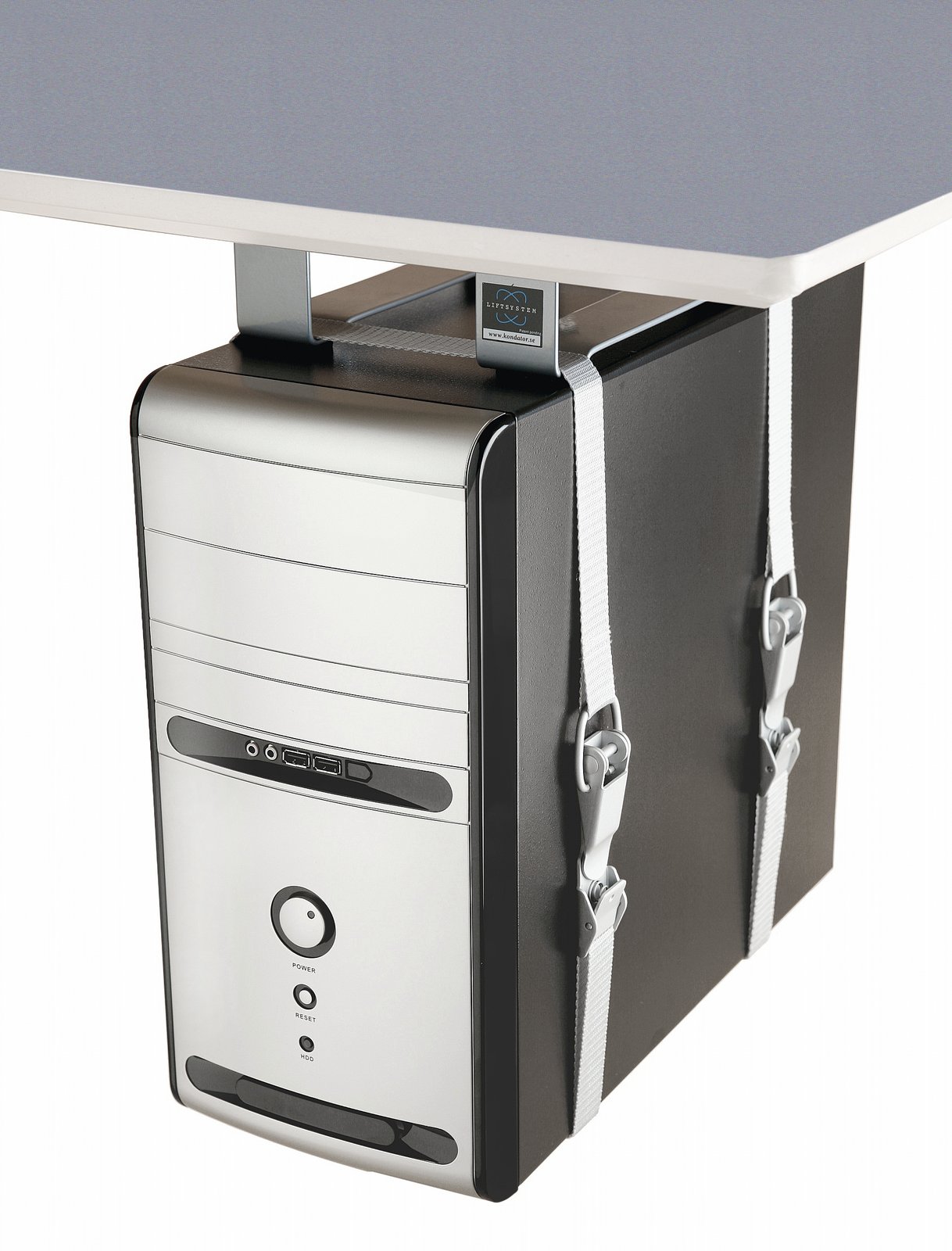 Kondator LiftFix - Tischmontierte CPU-Halterung - Silber - 330 x 50 x 100 mm - 1,1 kg