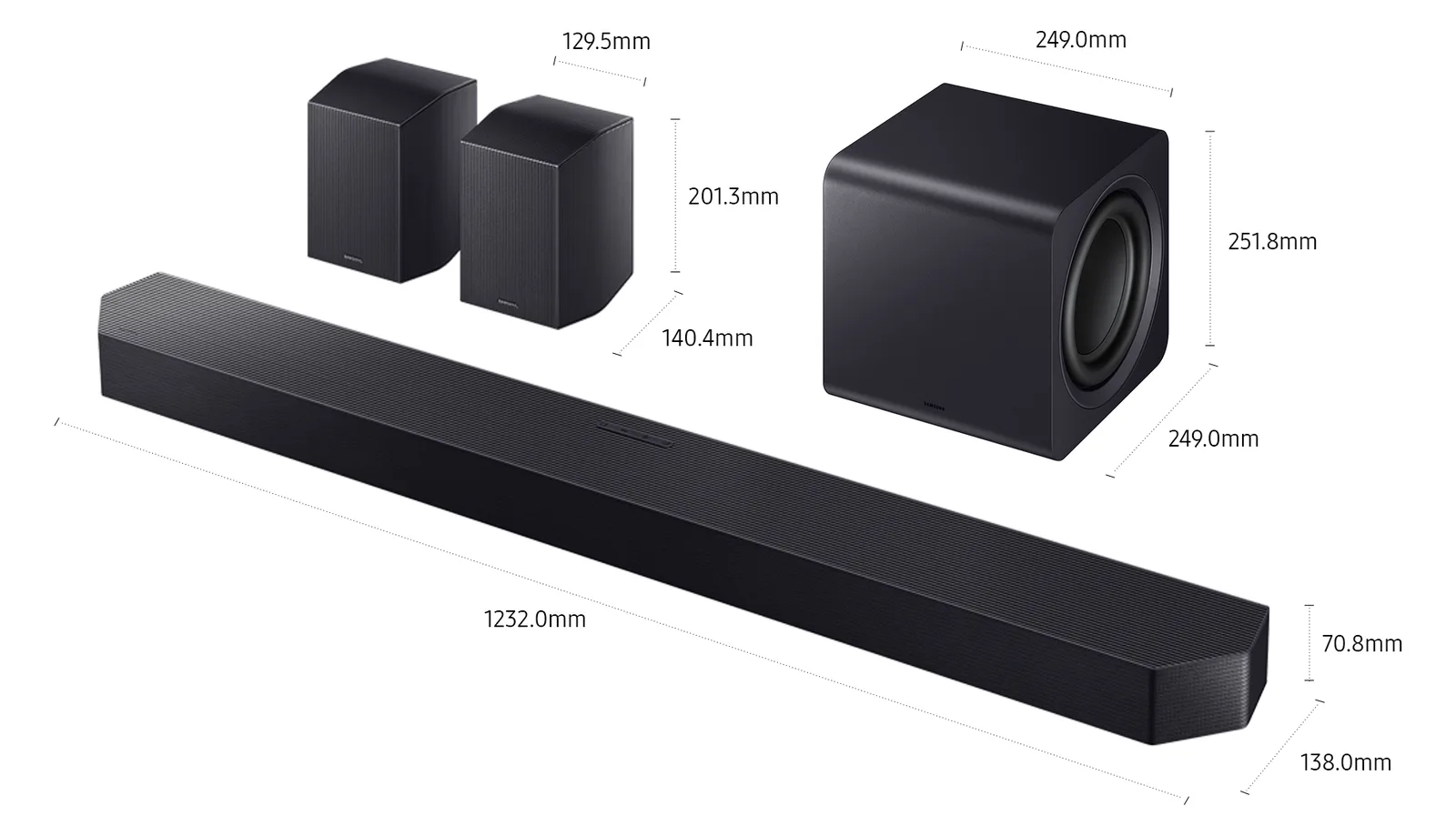 Samsung HW-Q990F - Q-Series - Soundleistensystem, Ansicht 2