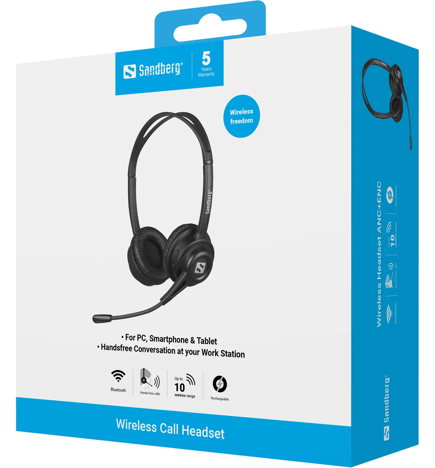 SANDBERG Bluetooth Call Headset - Headset, Ansicht 2