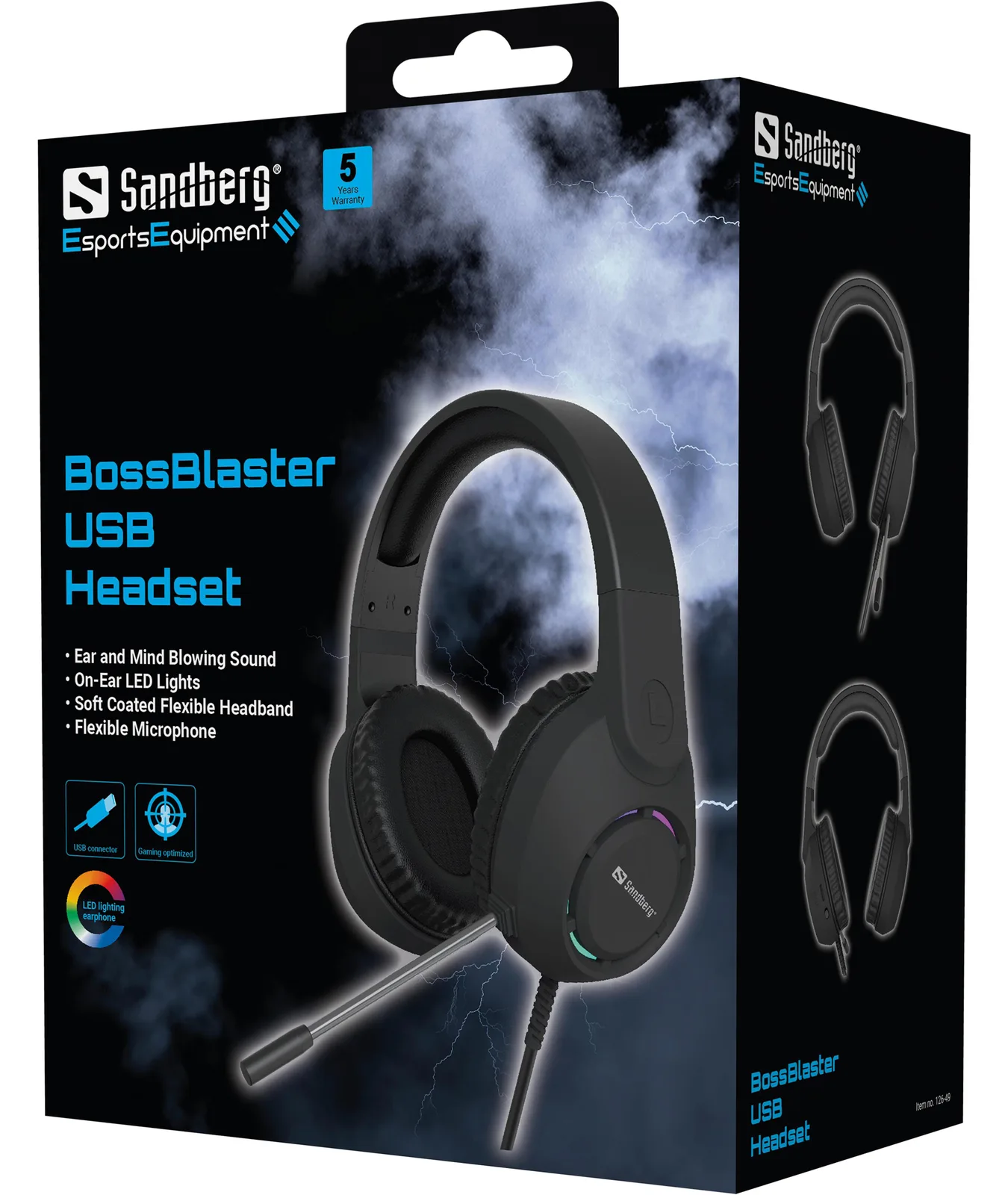 SANDBERG BossBlaster USB Headset, Ansicht 2