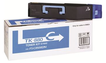 Kyocera TK 880C - Cyan - original - Tonerpatrone von LumaTech