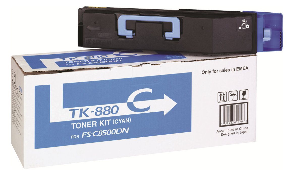Kyocera TK 880C - Cyan - original - Tonerpatrone
