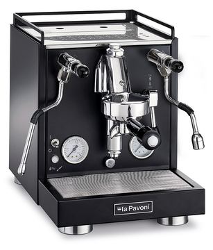 La Pavoni Espressomachine LPSCVB01EU New Cellini Evolution black Schwarz von LumaTech