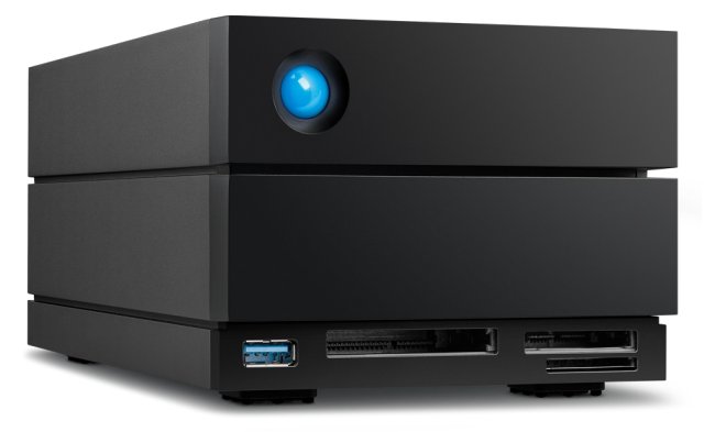 LaCie 2big Dock STLG20000400 - Festplatten-Array - 20 TB - 2 Schächte (SATA-600)