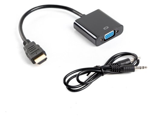 Lanberg AD-0017-BK - 0,2 m - VGA (D-Sub) - HDMI Typ A (Standard) - Männlich - Weiblich - 1920 x 1200 Pixel von LumaTech