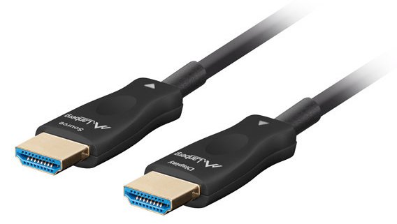 Lanberg CA-HDMI-30FB-0500-BK - 50 m - HDMI Typ A (Standard) - HDMI Typ A (Standard) - 48 Gbit/s - Schwarz