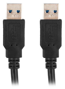 Lanberg CA-USBA-30CU-0018-BK - 1,8 m - USB A - USB A - USB 3.2 Gen 1 (3.1 Gen 1) - 5 Gbit/s - Schwarz von LumaTech
